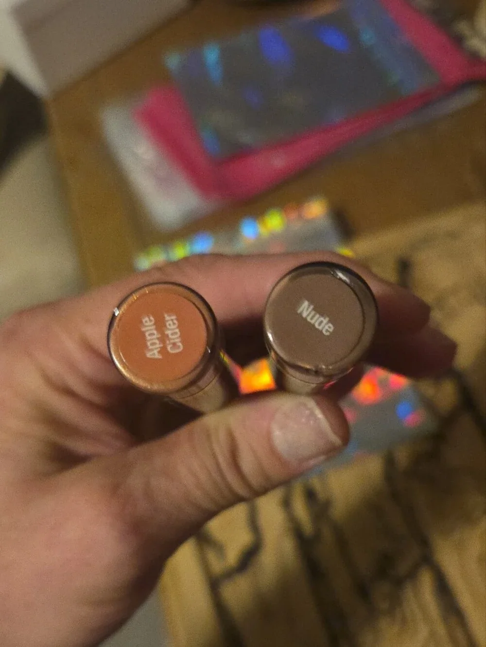 LipSense Dual Liquid Lipsticks in Apple Cider & Nude